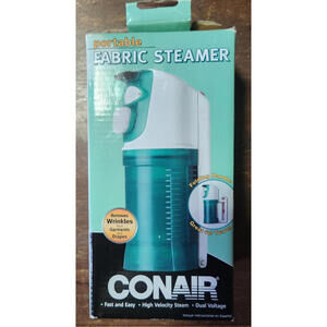 Conair GS1 Portable Handheld Fabric Steamer w/ High Velocity Steam {NEW Dmg BOX}